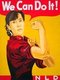 Burma/ Myanmar: Aung San Suu Kyi in the style of 'Rosie the Riveter'.